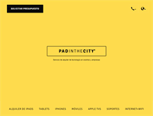 Tablet Screenshot of padinthecity.com